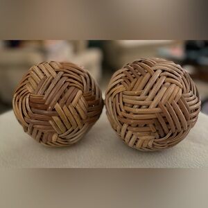 Natural Woven Rattan Decorative Balls